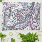 Abstracte Floral Psychedelic | Keukenhanddoek (Gevouwen)