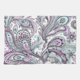 Abstracte Floral Psychedelic | Keukenhanddoek