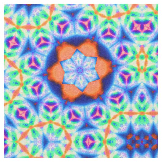 Abstracte Floral Stof (Close Up)