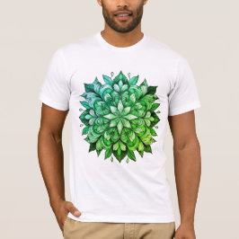 Abstracte Floral T-shirt