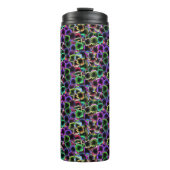 Abstracte Floral Thermosbeker (Voorkant)