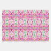 Abstracte Floral Waterverf schilderen Inpakpapier Vel (Voorkant 2)