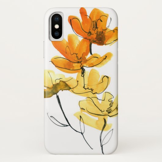 Abstracte florale achtergrond Case-Mate iPhone case (Achterkant)