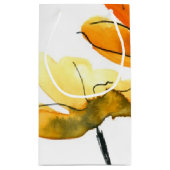 Abstracte florale achtergrond klein cadeauzakje (Achterkant)