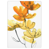 Abstracte florale achtergrond klembord (Achterkant)