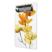 Abstracte florale achtergrond mini klembord (Angled2)