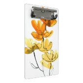 Abstracte florale achtergrond mini klembord (Schuin)