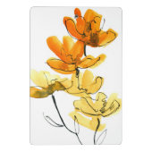Abstracte florale achtergrond mini klembord (Achterkant)