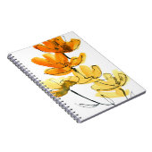 Abstracte florale achtergrond notitieboek (Rechterzijde)
