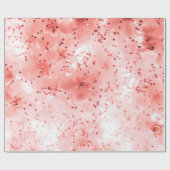 Abstracte florale achtergrond van roze bloemen in cadeaupapier (Vlak)