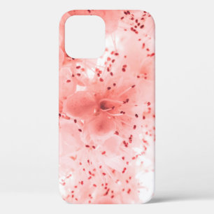 Abstracte florale achtergrond van roze bloemen in Case-Mate iPhone case