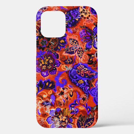 Abstracte florale klautoire Case-Mate iPhone case (Achterkant)