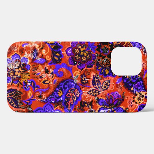 Abstracte florale klautoire Case-Mate iPhone case (Achterkant (horizontaal))