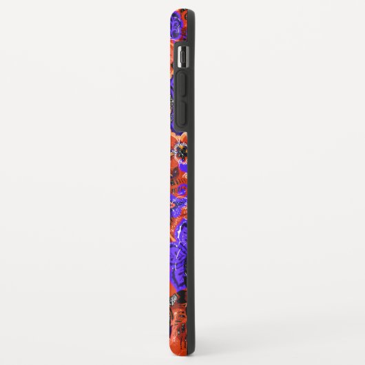Abstracte florale klautoire Case-Mate iPhone case (Achterkant/links)