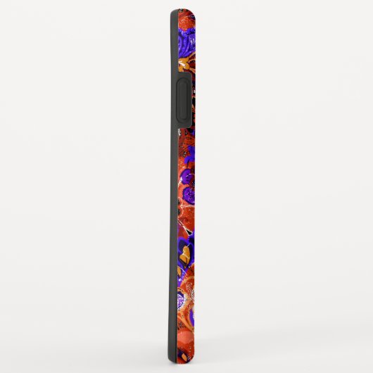 Abstracte florale klautoire Case-Mate iPhone case (Achterkant/rechts)