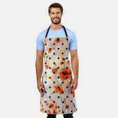 Abstracte florale naadloos patroon met veldpapil schort (Gedragen)