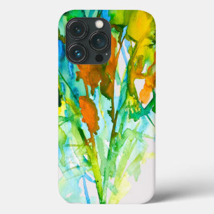 Abstracte florale waterverf Case-Mate iPhone case