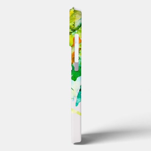 Abstracte florale waterverf Case-Mate iPhone case (Achterkant / Links)