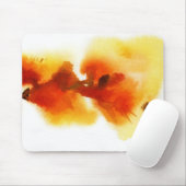 Abstracte florale waterverf schilderijen 2 muismat (Met muis)