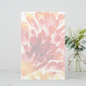 Abstracte florale waterverf schilderijen 5 briefpapier (Staand voorkant)