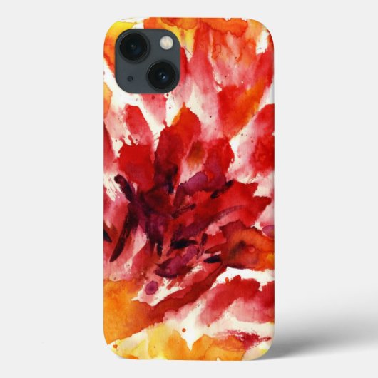Abstracte florale waterverf schilderijen 5 Case-Mate iPhone case (Achterkant)