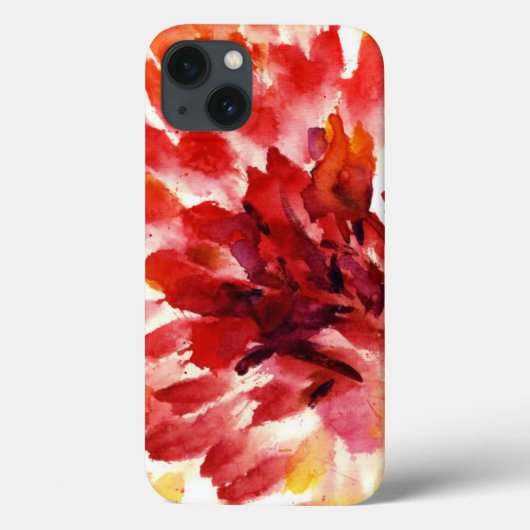 Abstracte florale waterverf schilderijen 5 Case-Mate iPhone case (Achterkant)