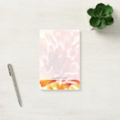 Abstracte florale waterverf schilderijen 5 post-it® notes (Kantoor)