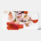 Abstracte florale waterverf schilderijen Case-Mate iPhone case (Achterkant (horizontaal))