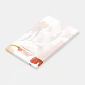 Abstracte florale waterverf schilderijen post-it® notes (Schuin)