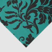 Abstracte Florence-Design voor Blauwgroen ontkoppe Tissuepapier (Detail)