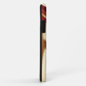 Abstracte Flow Art-Red en Gold Case-Mate iPhone Case (Achterkant/rechts)
