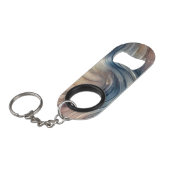 Abstracte Flow Bottle Opener Sleutelhanger Mini Flessenopener (Voorkant Gekanteld)