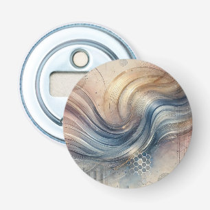 Abstracte flow flesopener button flesopener