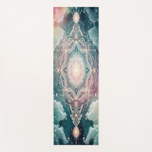 Abstracte Flow Yoga Mat (Voorkant)