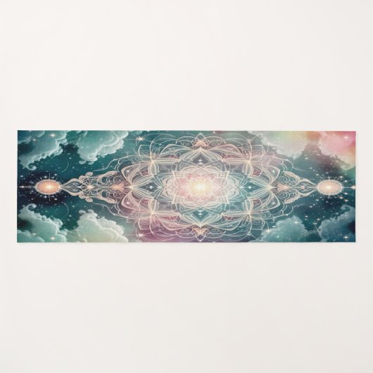 Abstracte Flow Yoga Mat (Voorkant (horizontaal))