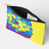 Abstracte Flower Small Accessoire Pouch Etui (Open)
