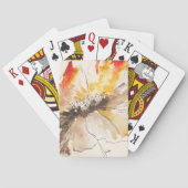 Abstracte Flower speelkaarten (Achterkant)