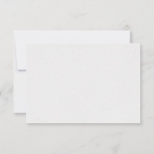 Abstracte Flower Wedding Response Kaart (Achterkant)