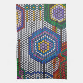 Abstracte Flowers Kitchen Towel Theedoek (Verticaal)