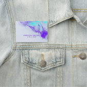 Abstracte Fluid Art mixing Paint Makeup Artist Naamplaatje (In situ)