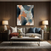 Abstracte Fluid Dreamscape Flow Art Poster