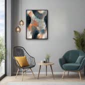 Abstracte Fluid Dreamscape Flow Art Poster