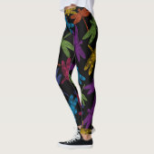 ABSTRACTE FLYPATROON VOOR KLEURENDRAGONFLIES LEGGINGS (Links)