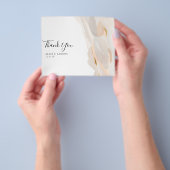 Abstracte Folie Hartelijk dank | Begroting Flyer (Hand)