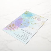 Abstracte Folie  Vrijgezellenfeest Folie Folie Uitnodiging (Gedraaid)