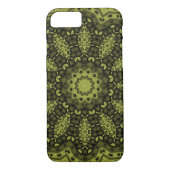 Abstracte folk mandala ethno traditionele sierbloe Case-Mate iPhone case (Achterkant)
