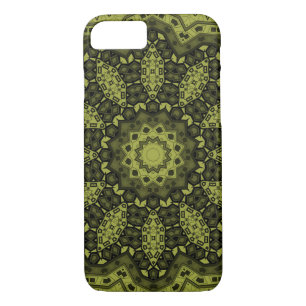 Abstracte folk mandala ethno traditionele sierbloe 	iPhone 8/7 hoesje