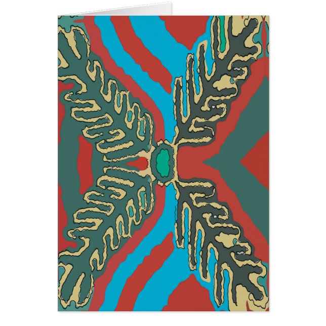 Abstracte Forest Sky (Voorkant)