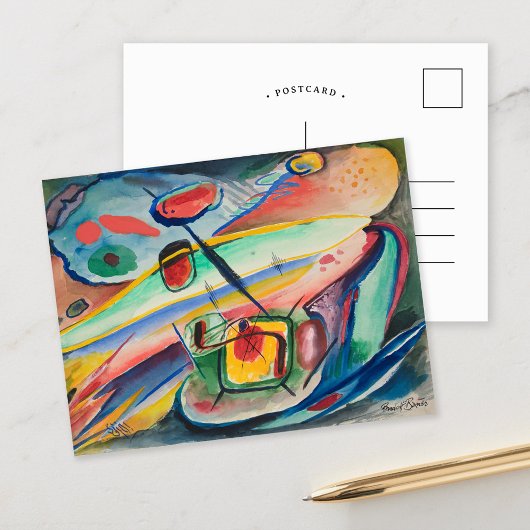 Abstracte formulieren | Rudolf Bauer Briefkaart