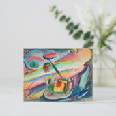 Abstracte formulieren | Rudolf Bauer Briefkaart (Staand voorkant)